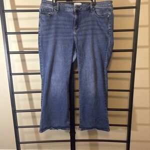 Lane Bryant womens Flex Magic Waistband Mid Rise bootcut‎ jeans Plus 20 SHORT